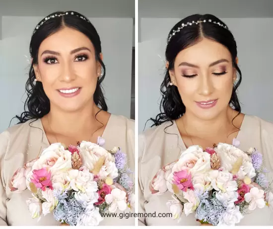 Maquillaje con aerógrafo para novias Lima Perú