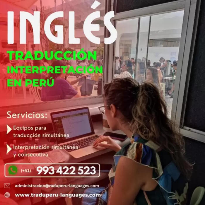 Traductor simultáneo INGLES Italiano Lima Perú